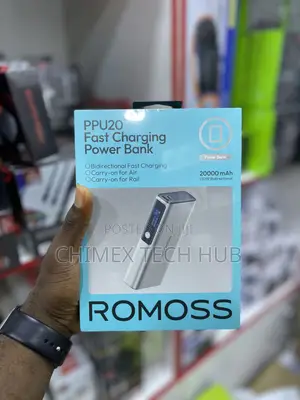 Romoss Ppu20 Fast Charging 130w Laptop Power Bank 20000mah