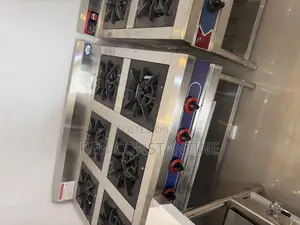 Industrial Gas Cooker Without Over ( 6 Burners)