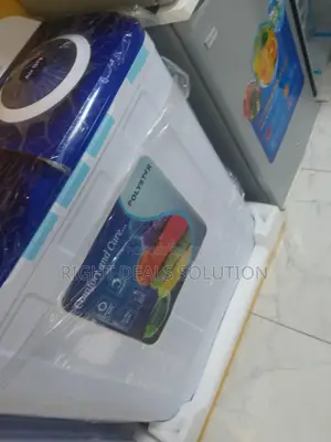 Master Large Loads: Polystar 10kg Semi-Automatic Washing Machine