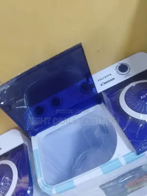 Practical Laundry Power: No-Nonsense Polystar 10kg Semi-Auto Washer