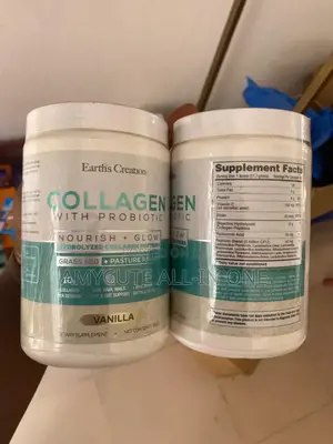 Collagen With Probiotic Biotin Vanilla Powder