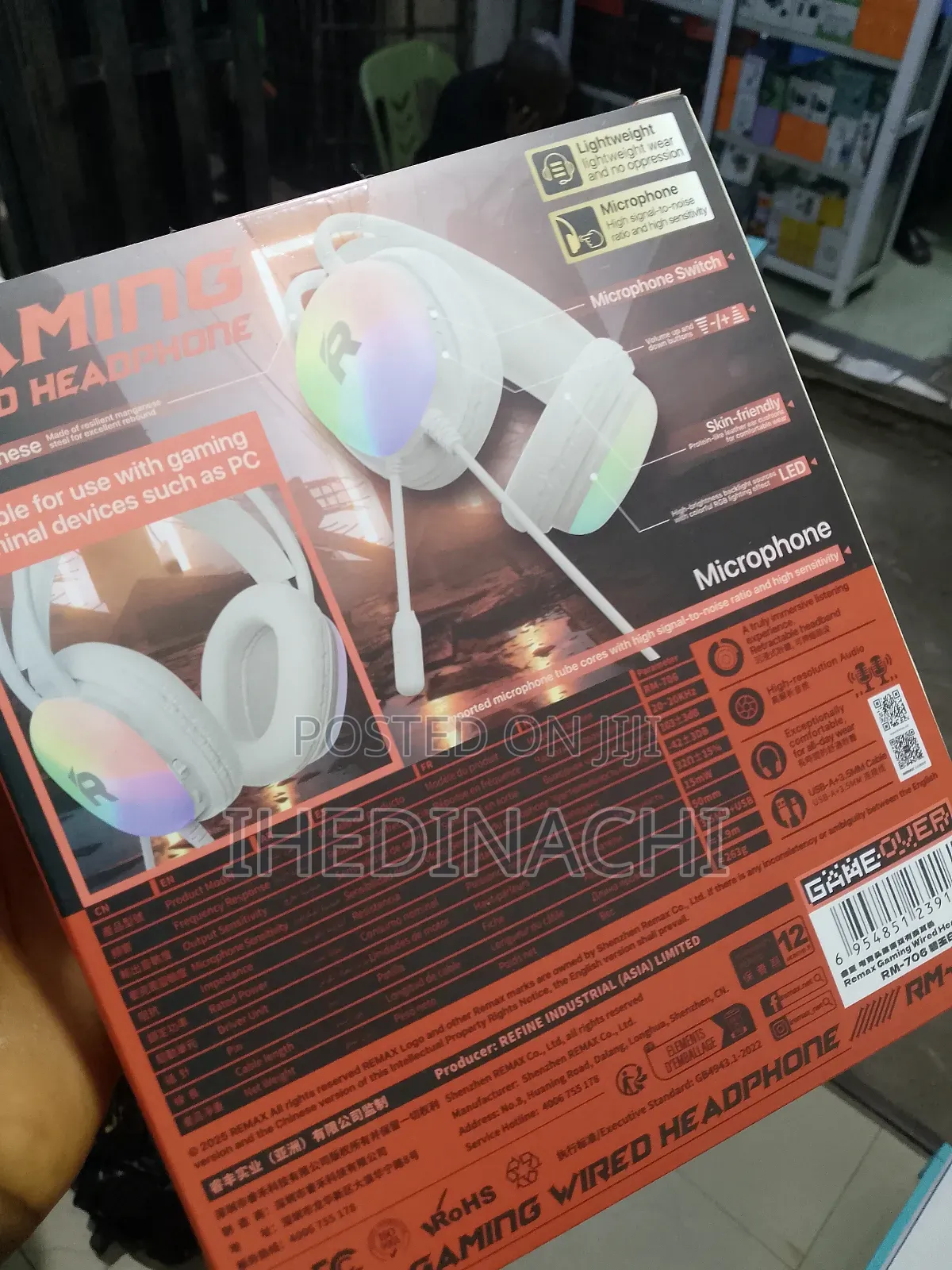 Gaming Wired Headphone Rm_706