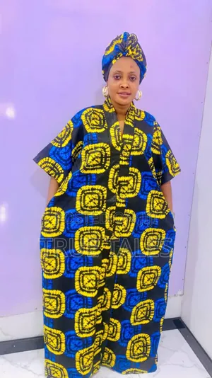 Comfortable Readymade Ankara Boubou/Abaya