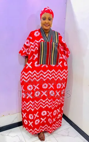 Comfortable Readymade Aso Oke/Ankara Boubou Patterned Gowns