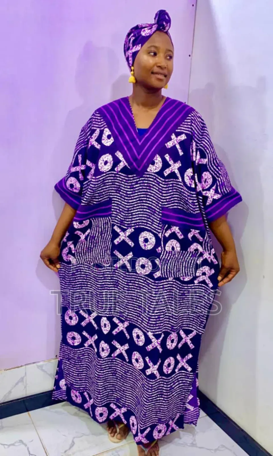 Comfortable Readymade Ankara Boubou Patterned Gowns