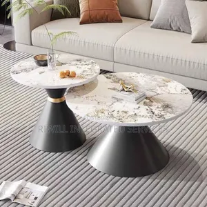 Two in One Marble Center Table