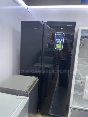 Bruhm Side by Side Brand New Refrigerator (Black)