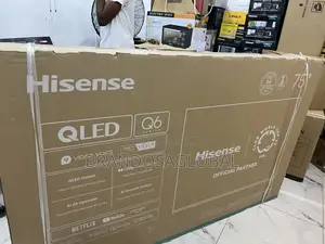Hisense 75′′ Qled Tv With Smart Remote Control (75q6q)