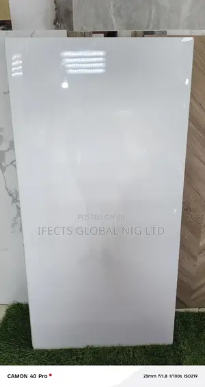 Plain White Floor Tiles