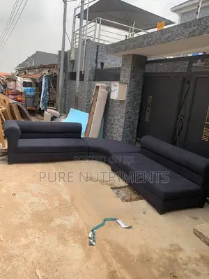 Luxury Obsidian Curve L-Shaped Sofa(5–6 Seater)Modern Design