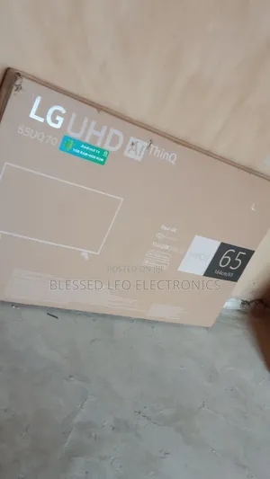 65 Inches Real Lg Smart Freamless Tv