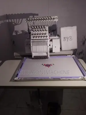 1-Head 12-Needle Monogram / Embroidery Machine (400×600mm)