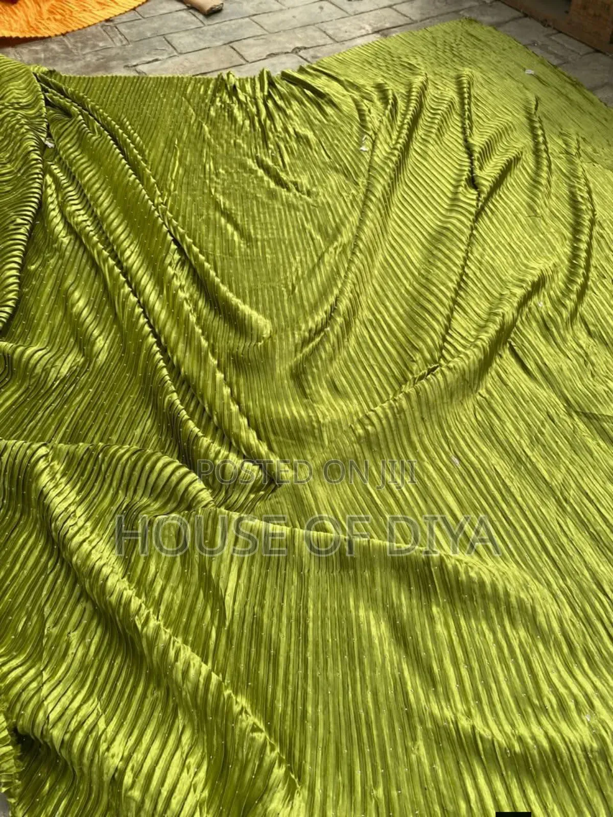 Stone Pleated Plain Sunray