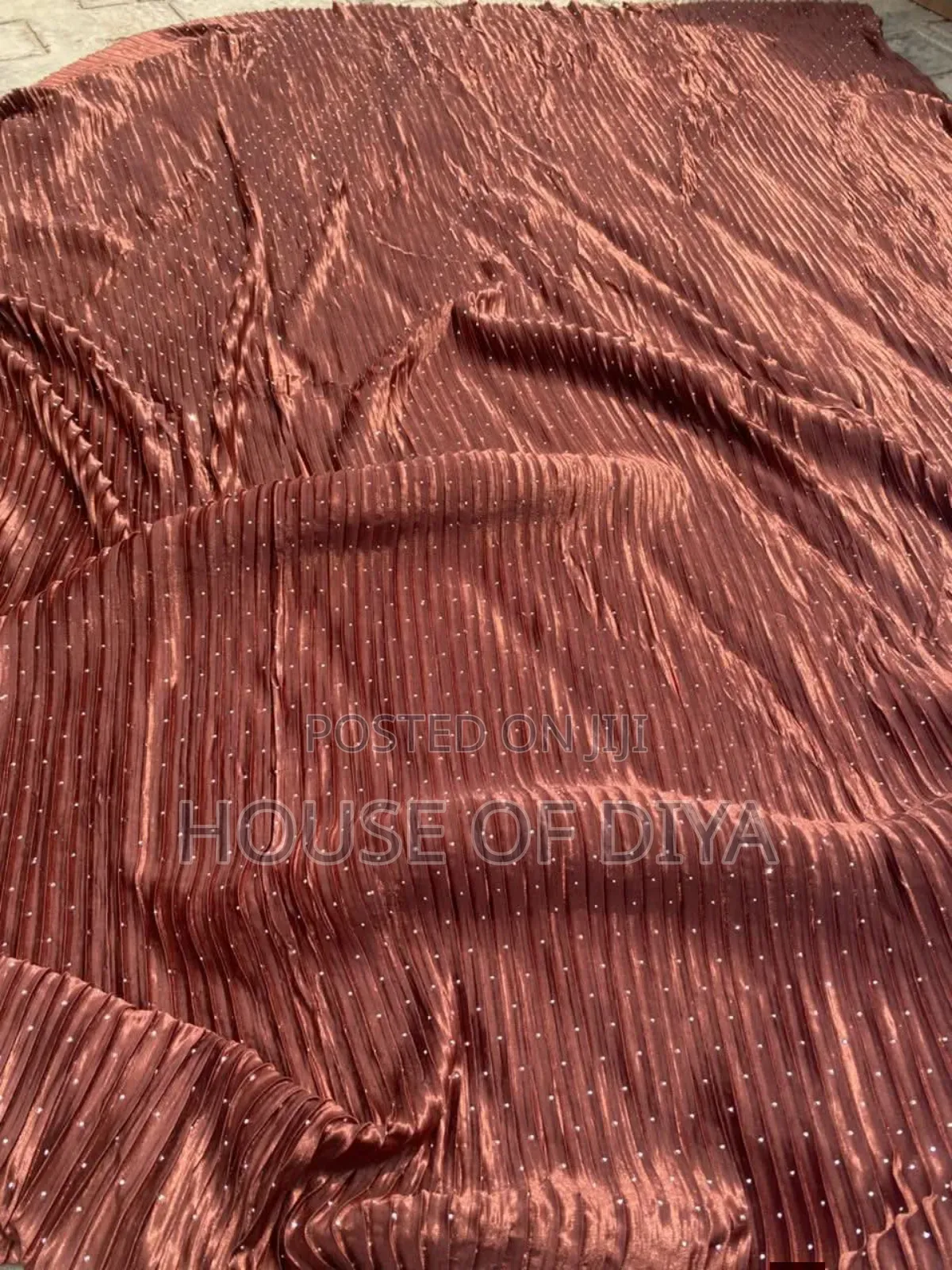 Stone Pleated Plain Sunray
