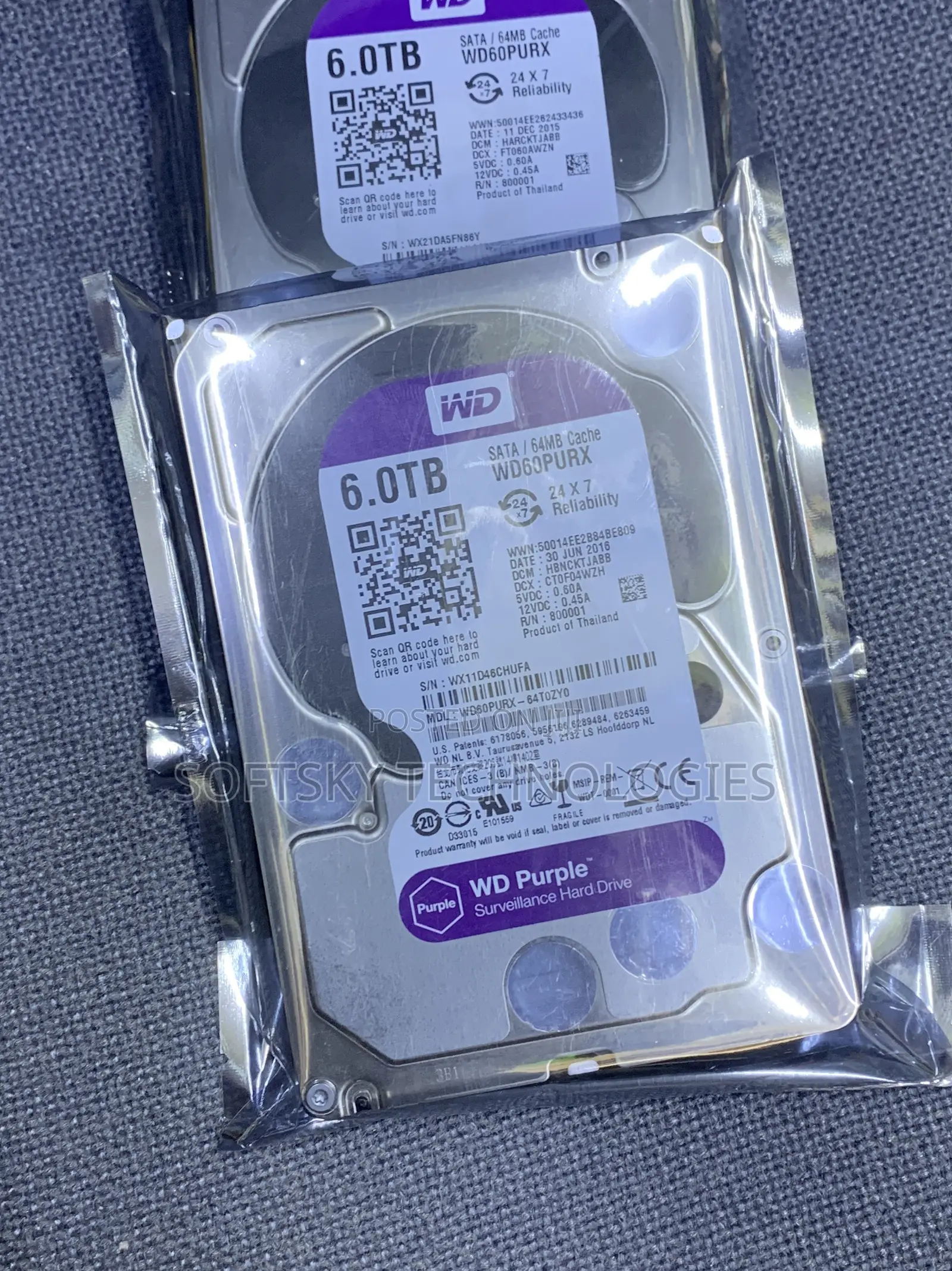Wd 6tb Surveillance HDD