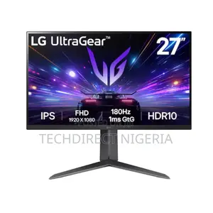 Lg 27gs65f 27” Lg Ultragear Full Hd Ips Gaming Monitor, 180hz