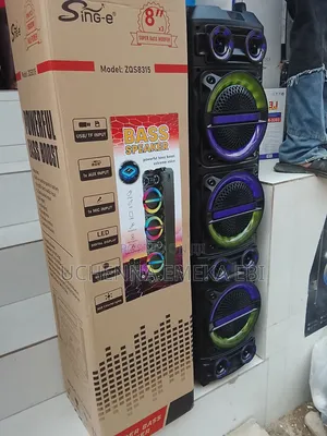 Sing-E Speaker With Bluetooth Usb Connection and 2 Mica Phone