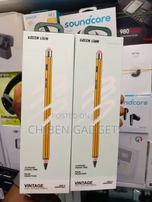 Green Lion Vintage 2in1 Styles Pencil Yellow