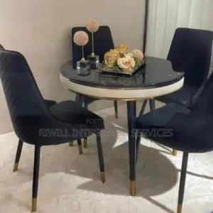 Table Setting Marble Dining Table