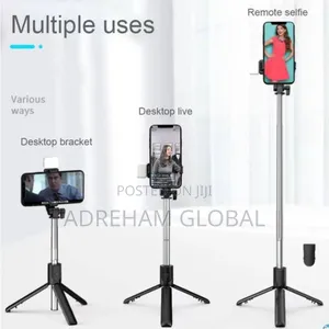 F210s 0.7m Wireless Adjustable Bluetooth Live Selfie Stick Fill Light