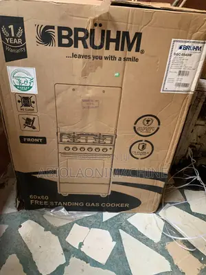 Bruhim 60x60cm Standing Gas Cooker