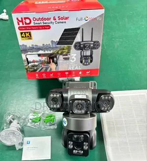 Three Lens Solar Smart Camera V380