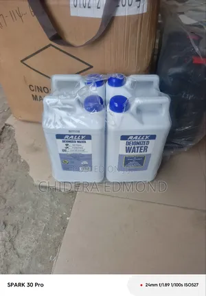 Rally Deionized Water/Distilled Water- 4litres, Pack of 4
