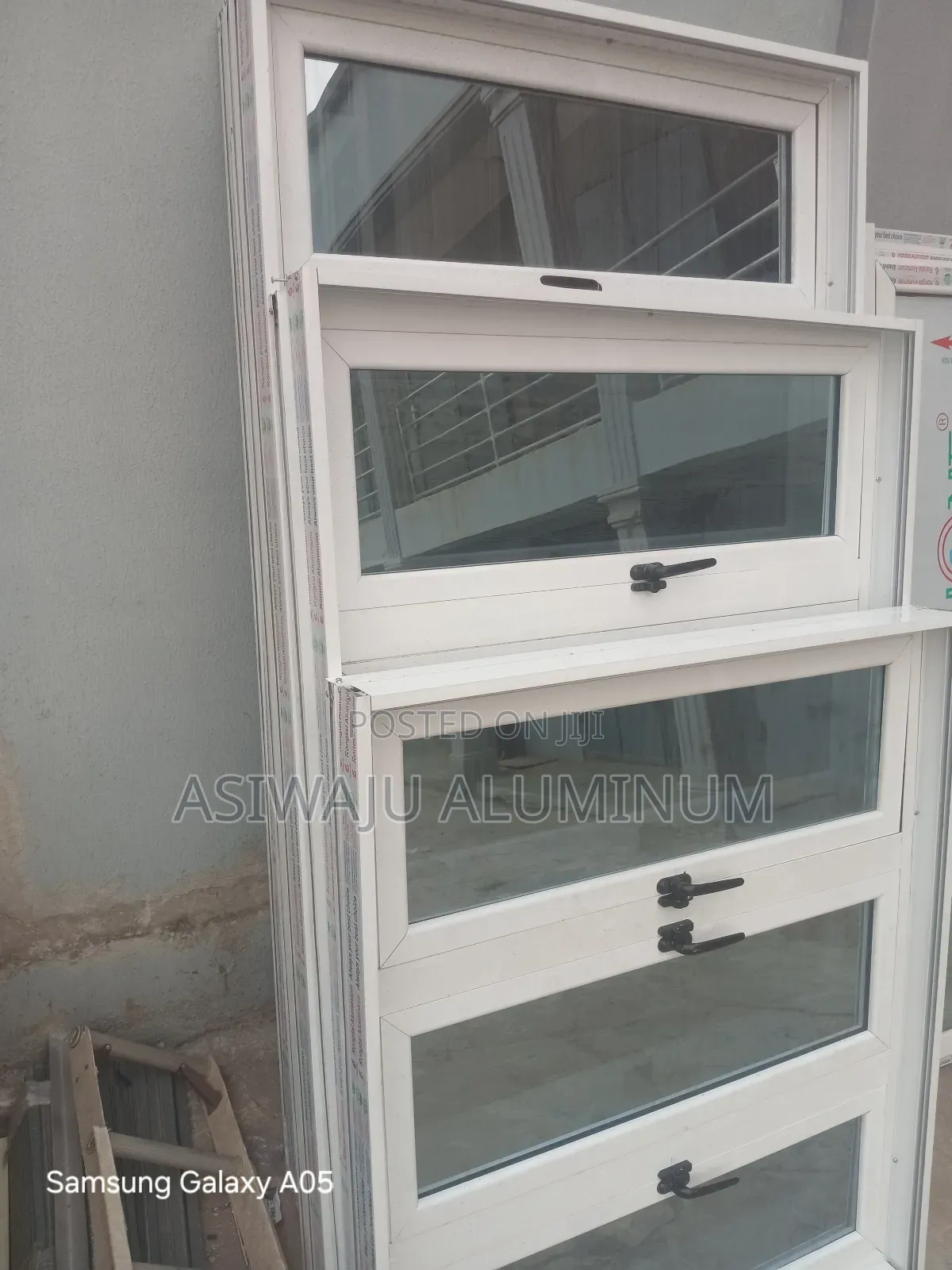 White Casement Window
