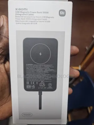 Xiaomi 33w 10000mah Wireless Magnetic Powerbank Integrated Cable