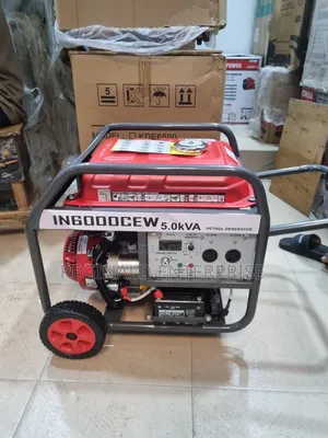 Ipower Petrol Generator 5kva With Key And Wheels
