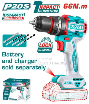 Total Compact Brushless Cordless Impact Drill