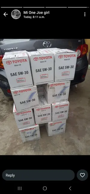 Original 5w-30 Engine Oil for All Toyota and Lexus Cars Is Available