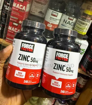 Force Factor Zinc 50mg(Zinc Oxide,Zinc Gluconate&Zinc Citrate)-240tabs