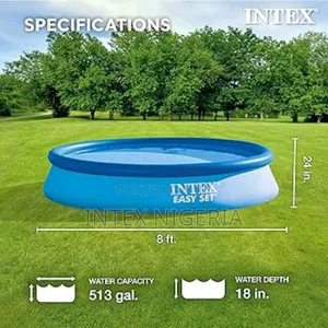 Intex Inflatable Easy Set Swimming Pool ( 8ft X 24 Inches )
