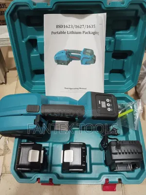 Cordless Straping Machine.