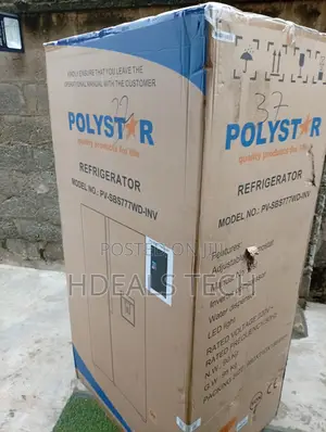 Polystar Arctic Flow Smart Inverter Side-by-Side Fridge