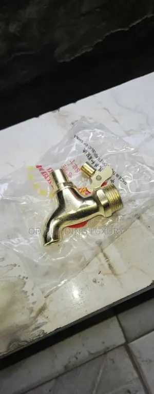 Brass Bibcock Faucet or Water Tap. (Lock and Take Tap)