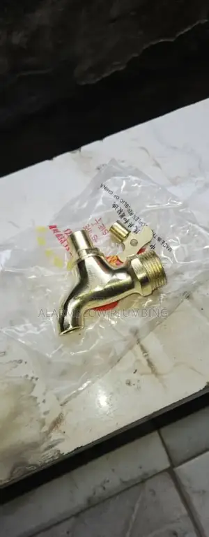 Brass Bibcock Faucet or Water Tap. (Lock and Take Tap)