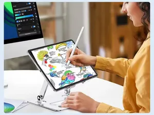 Foldable 360 Degree Metal Tablet Stand
Colour: Silver, Grey, Black