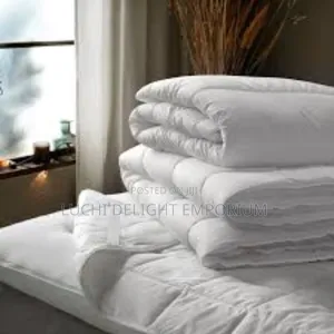Pure White Cotton Duvet Only-6/6,7/7