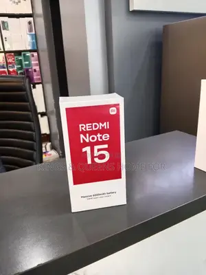 New Xiaomi Redmi Note 15 256 GB Black