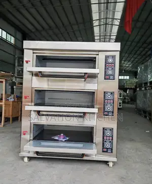 3deck 6trays Industrial Gas Oven