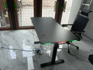 Electric Adjustable Table With Chair