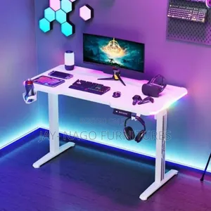 Electric Adjustable Table With Lights