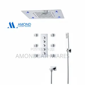 Chrome 6ways Conduit Shower With Body Jet