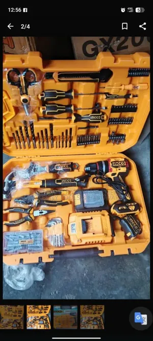 Ingco 165-piece Tool Set (Hkthp11651) Cordless Impact Drill.