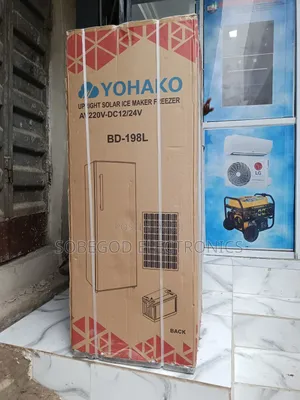 Yohako Upright Solar Ice Maker Freezer