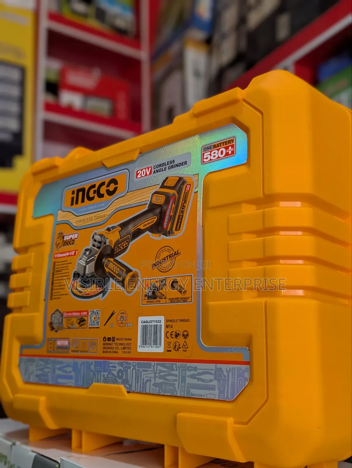Ingco 20v Cordless Angle Grinder