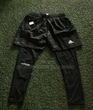 Adidas Gym Shorts With Long Inner Tights