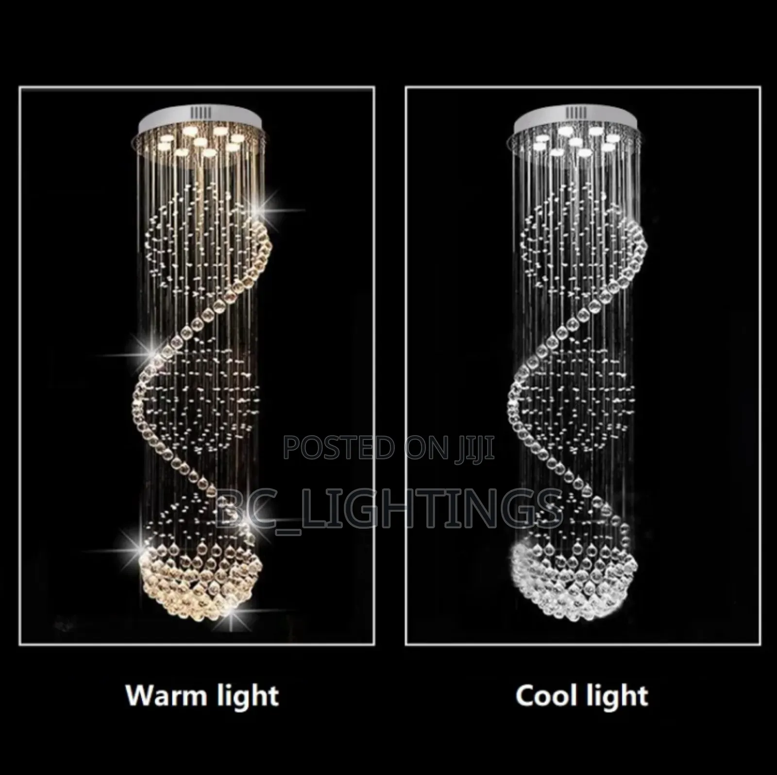 Crystal Rain Drops Chandelier Light